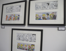 Framed Original Strips (ink on bristol)