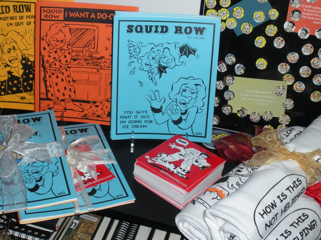 Squid Row wares! Squid Row wares!