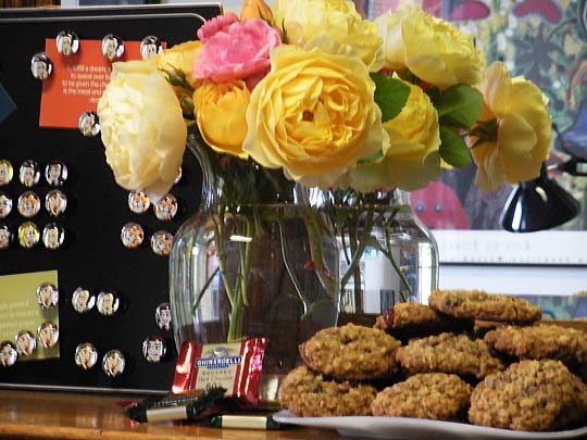 cookies and flowers
